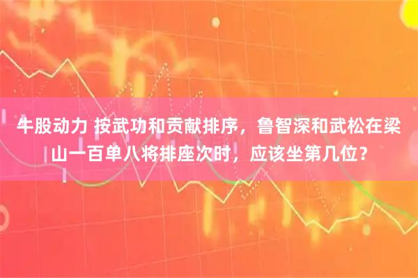 牛股动力 按武功和贡献排序，鲁智深和武松在梁山一百单八将排座次时，应该坐第几位？