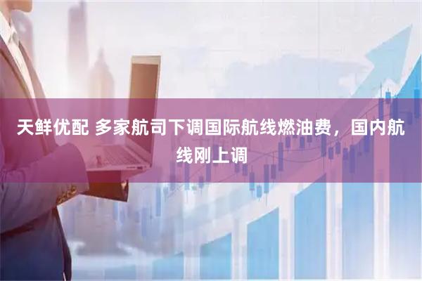 天鲜优配 多家航司下调国际航线燃油费,国内航线刚上调